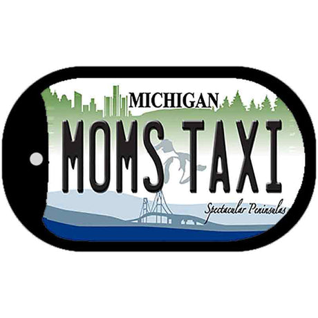 Moms Taxi Michigan Novelty Metal Dog Tag Necklace DT-6118