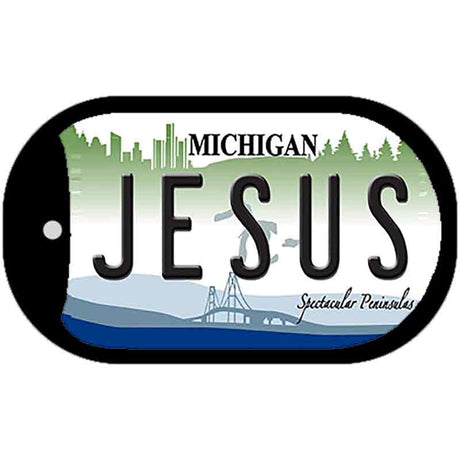 Jesus Michigan Novelty Metal Dog Tag Necklace DT-6125