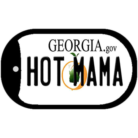 Hot Mama Georgia Novelty Metal Dog Tag Necklace DT-6135