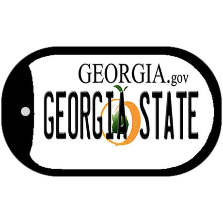 Georgia State University Novelty Metal Dog Tag Necklace DT-6137