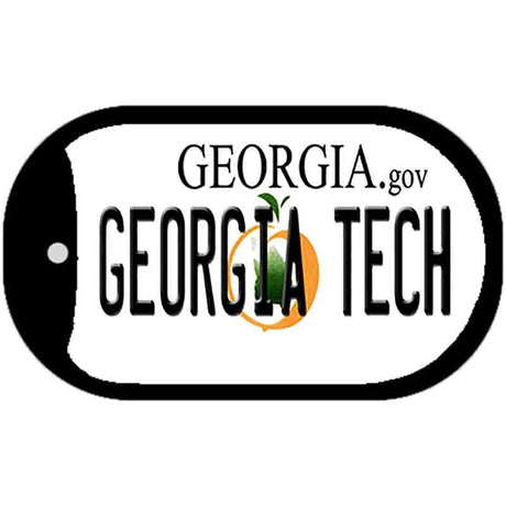 Georgia Tech Novelty Metal Dog Tag Necklace DT-6138