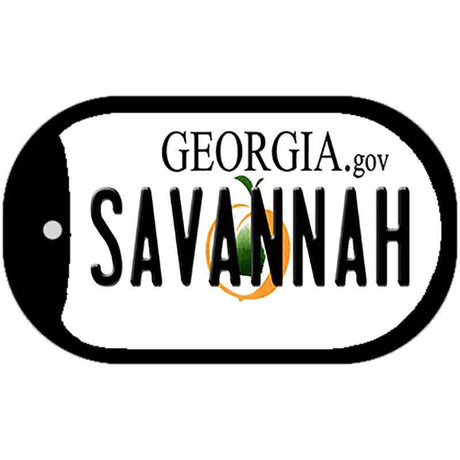 Savannah Georgia Novelty Metal Dog Tag Necklace DT-6140