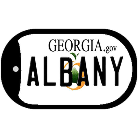 Albany Georgia Novelty Metal Dog Tag Necklace DT-6142