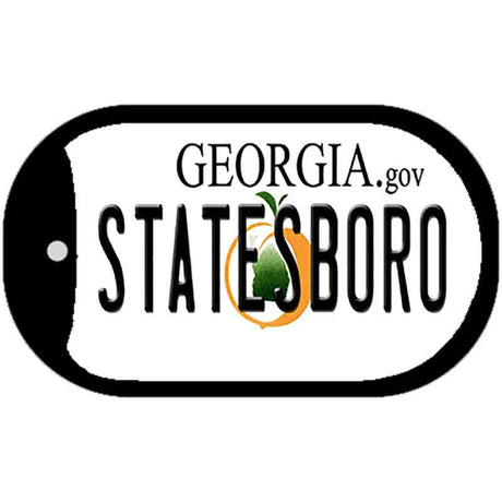 Statesboro Georgia Novelty Metal Dog Tag Necklace DT-6143