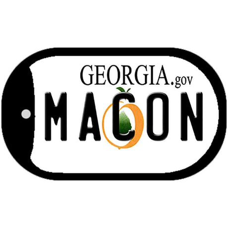 Macon Georgia Novelty Metal Dog Tag Necklace DT-6145