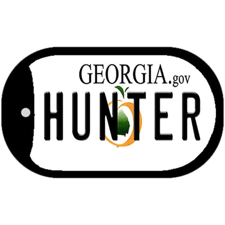 Hunter Georgia Novelty Metal Dog Tag Necklace DT-6154