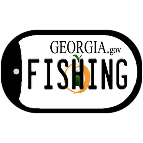 Fishing Georgia Novelty Metal Dog Tag Necklace DT-6166