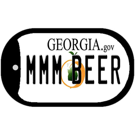 MMM Beer Georgia Novelty Metal Dog Tag Necklace DT-6175