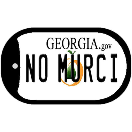 No Murci Georgia Novelty Metal Dog Tag Necklace DT-6176