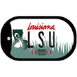 LSU Louisiana Novelty Metal Dog Tag Necklace DT-6184