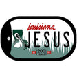 Jesus Louisiana Novelty Metal Dog Tag Necklace DT-6207