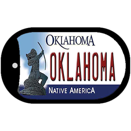 Oklahoma Novelty Metal Dog Tag Necklace DT-6219