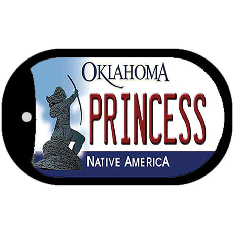 Princess Oklahoma Novelty Metal Dog Tag Necklace DT-6231