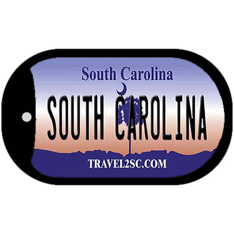 South Carolina Novelty Metal Dog Tag Necklace DT-6271