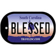 Blessed South Carolina Novelty Metal Dog Tag Necklace DT-6273