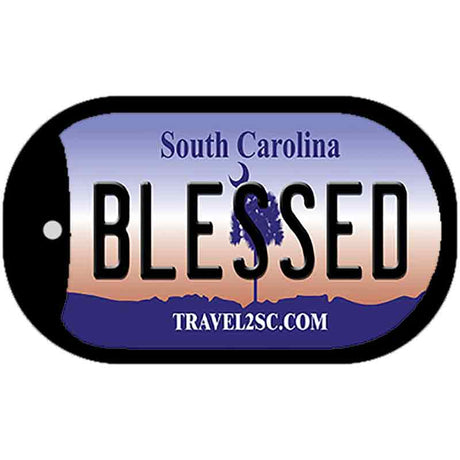 Blessed South Carolina Novelty Metal Dog Tag Necklace DT-6273