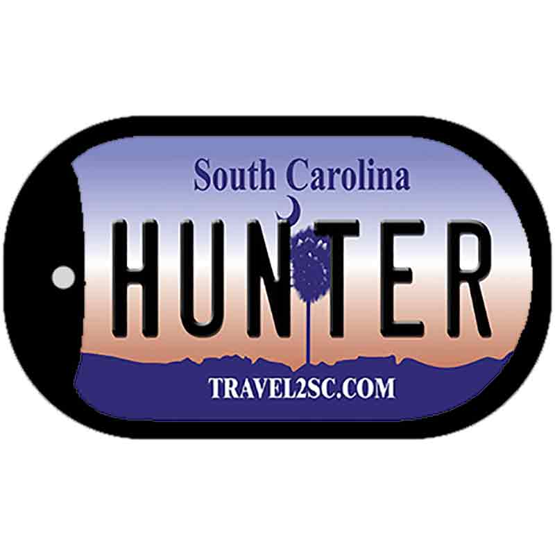 Hunter South Carolina Novelty Metal Dog Tag Necklace DT-6276