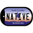 Native South Carolina Novelty Metal Dog Tag Necklace DT-6280