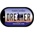 Dreamer South Carolina Novelty Metal Dog Tag Necklace DT-6290