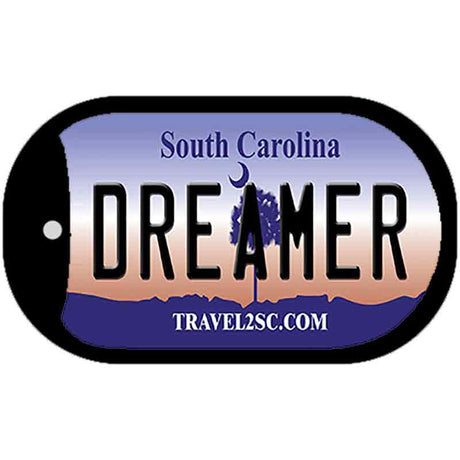 Dreamer South Carolina Novelty Metal Dog Tag Necklace DT-6290