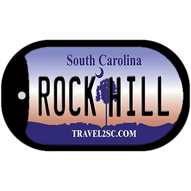 Rock Hill South Carolina Novelty Metal Dog Tag Necklace DT-6309