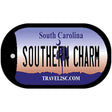 Southern Charm South Carolina Novelty Metal Dog Tag Necklace DT-6314