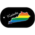 Kentucky Rainbow State Novelty Metal Dog Tag Necklace DT-6331