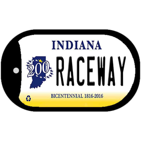 Indiana Raceway Novelty Metal Dog Tag Necklace DT-6368