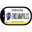 Indiana Indianapolis Novelty Metal Dog Tag Necklace DT-6377