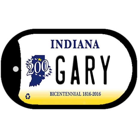 Indiana Gary Novelty Metal Dog Tag Necklace DT-6382