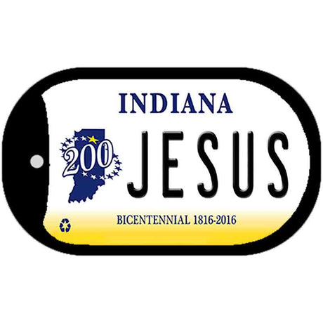 Indiana Jesus Novelty Metal Dog Tag Necklace DT-6401