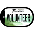 Volunteer Tennessee Novelty Metal Dog Tag Necklace DT-6412