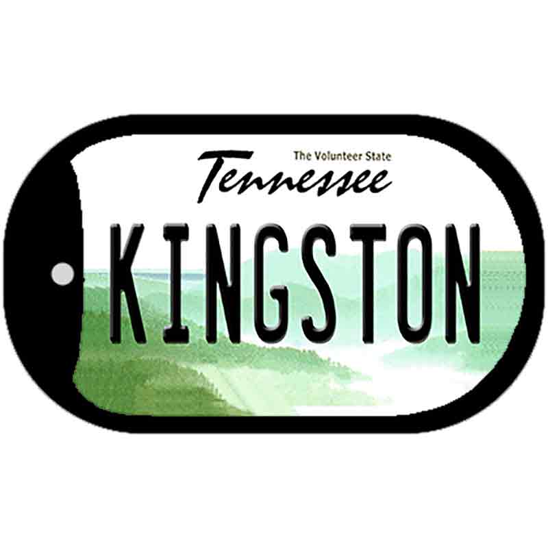 Kingston Tennessee Novelty Metal Dog Tag Necklace DT-6417