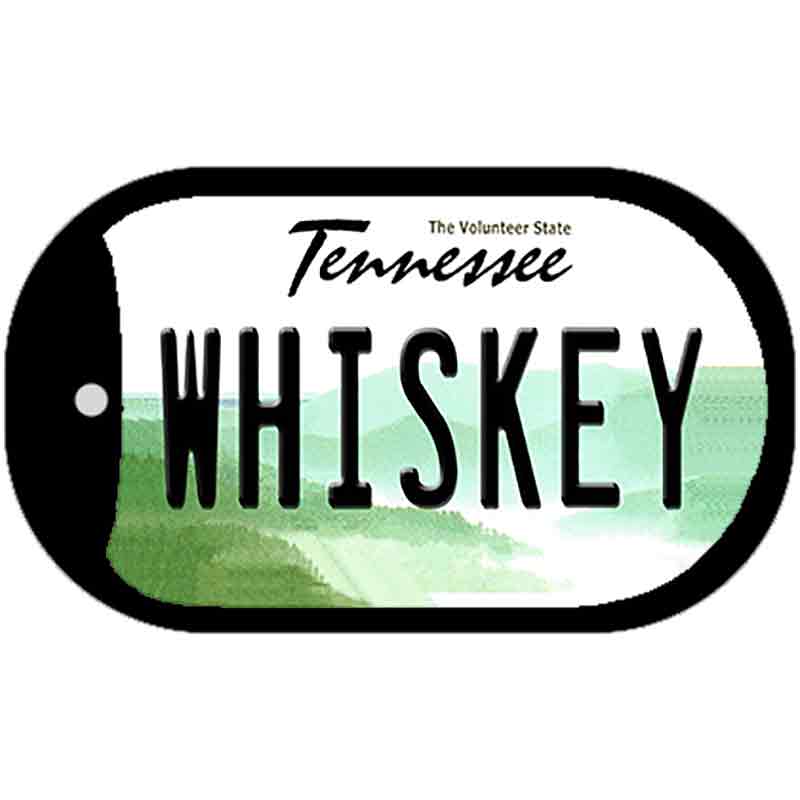 Whiskey Tennessee Novelty Metal Dog Tag Necklace DT-6424