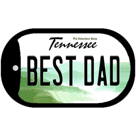 Best Dad Tennessee Novelty Metal Dog Tag Necklace DT-6430