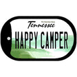 Happy Camper Tennessee Novelty Metal Dog Tag Necklace DT-6446