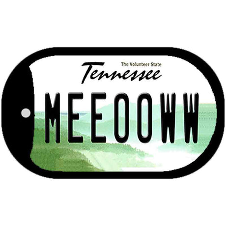 Meeooww Tennessee Novelty Metal Dog Tag Necklace DT-6459