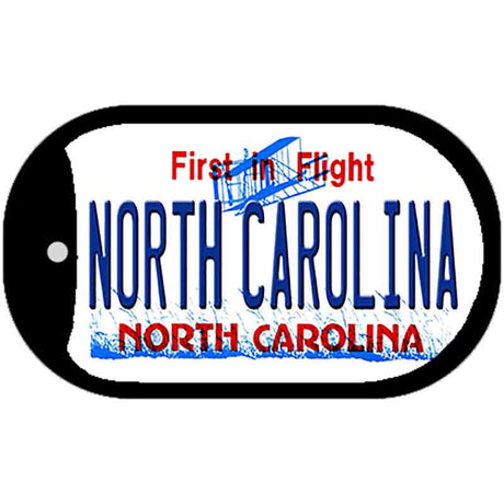 North Carolina Novelty Metal Dog Tag Necklace DT-6460