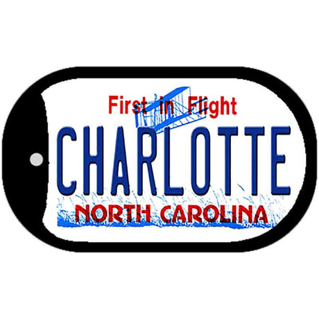 Charlotte North Carolina Novelty Metal Dog Tag Necklace DT-6464