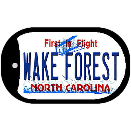 Wake Forest North Carolina Novelty Metal Dog Tag Necklace DT-6465