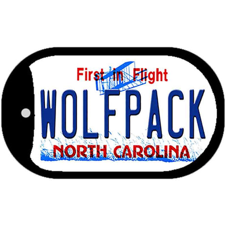 Wolfpack North Carolina Novelty Metal Dog Tag Necklace DT-6466