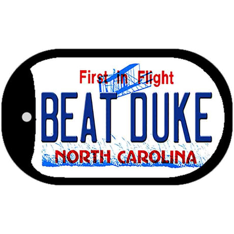 Beat Duke North Carolina Novelty Metal Dog Tag Necklace DT-6468