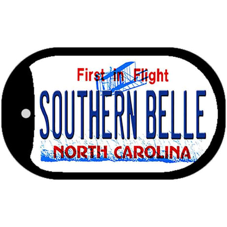 Southern Belle North Carolina Novelty Metal Dog Tag Necklace DT-6470