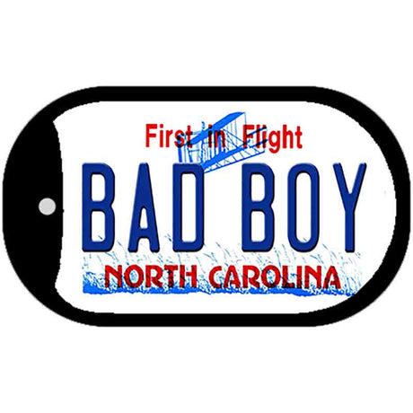 Bad Boy North Carolina Novelty Metal Dog Tag Necklace DT-6485