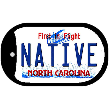 Native North Carolina Novelty Metal Dog Tag Necklace DT-6486