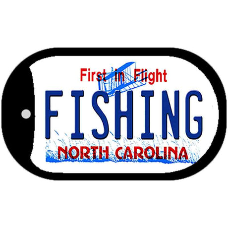 Fishing North Carolina Novelty Metal Dog Tag Necklace DT-6494