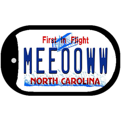 Meeooww North Carolina Novelty Metal Dog Tag Necklace DT-6504