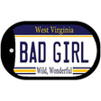 Bad Girl West Virginia Novelty Metal Dog Tag Necklace DT-6515