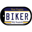 Biker West Virginia Novelty Metal Dog Tag Necklace DT-6531