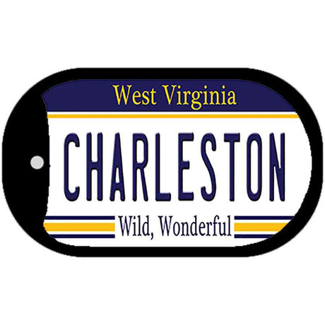 Charleston West Virginia Novelty Metal Dog Tag Necklace DT-6537